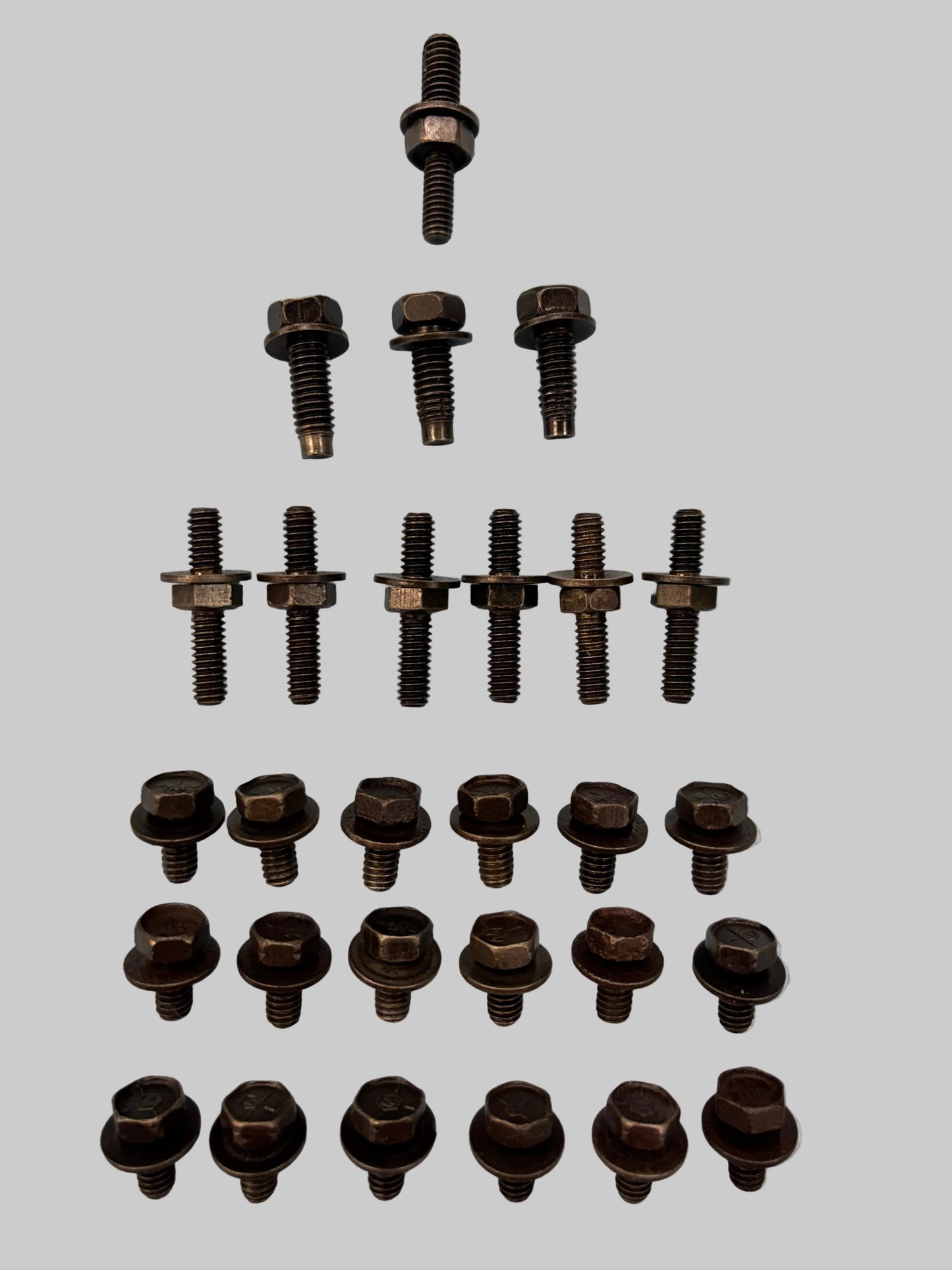 Jeep 4.0 Oil Pan Bolt Set All Bolts - ALL Years