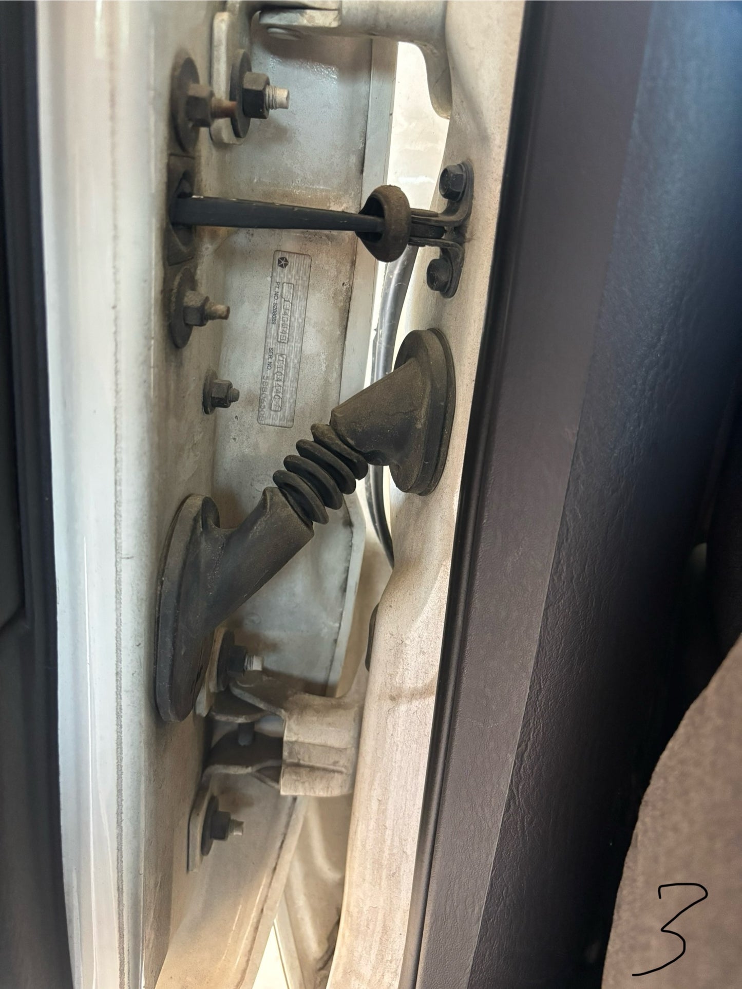 Rubber Door/Hatch Jam Boots. 1999-2004 Jeep Grand Cherokee WJ