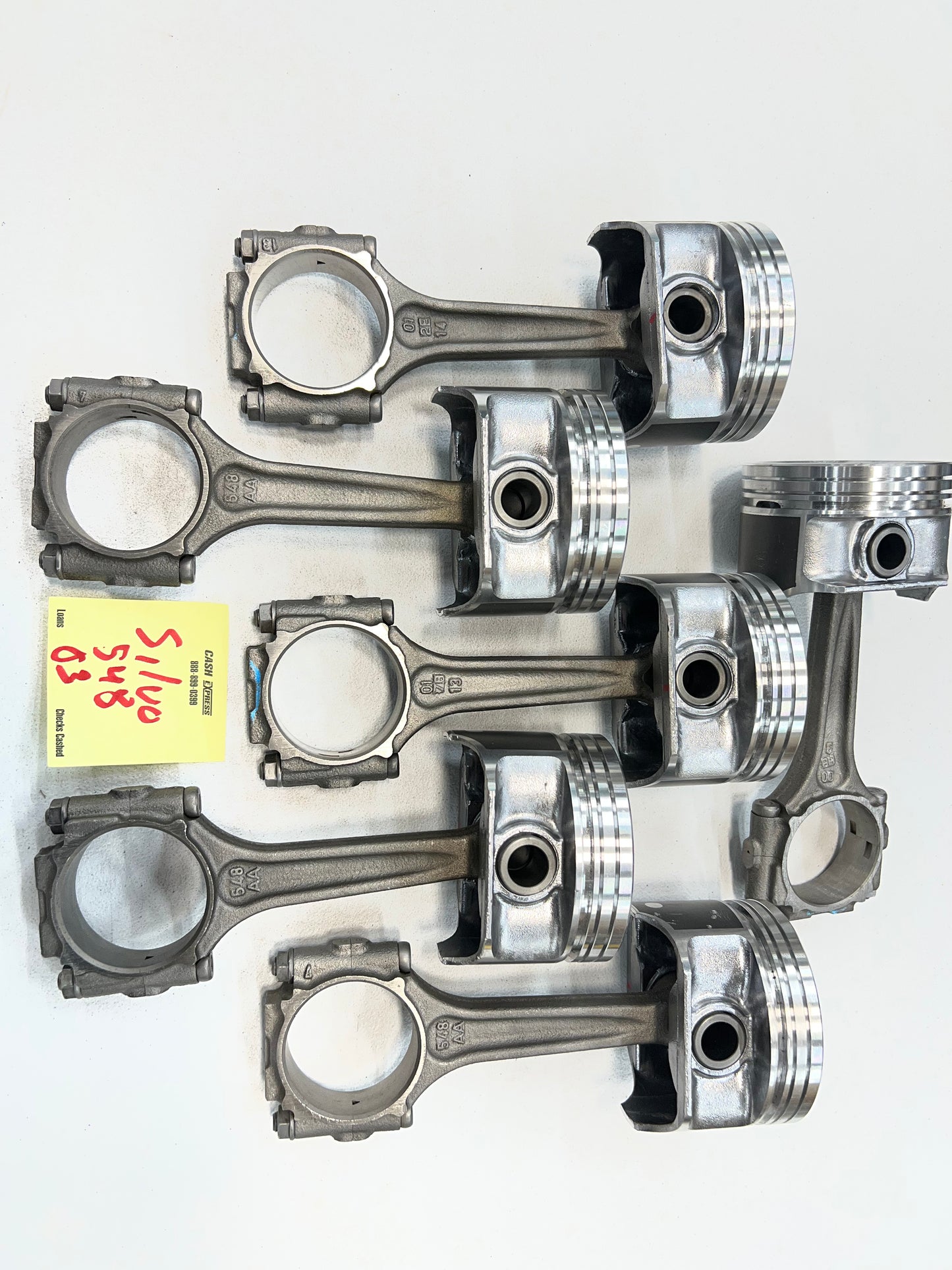 Scratch & Dent 4.0 Pistons & Rods - New Pistons on Rods With Rings #2