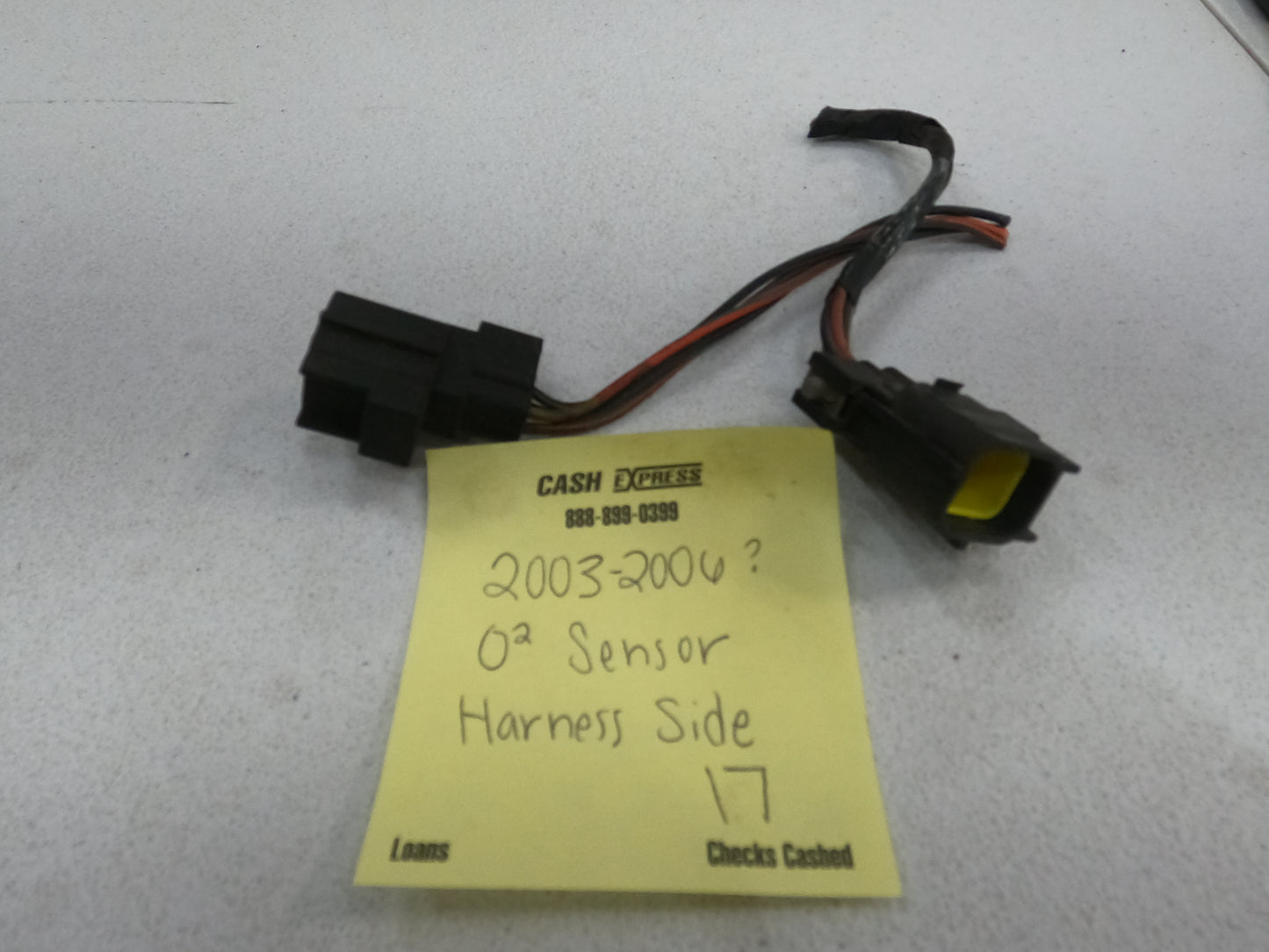 O2 Sensor Harness Side. *All Styles and Years*