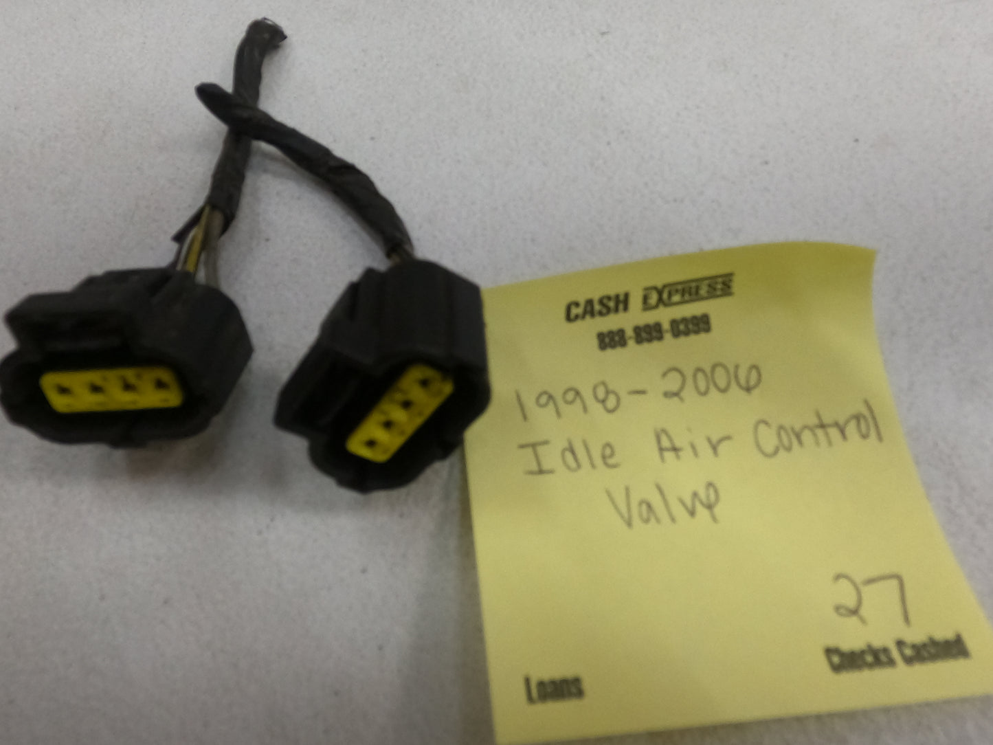Idle Air Control Valve Harness Plug. *ALL Years*
