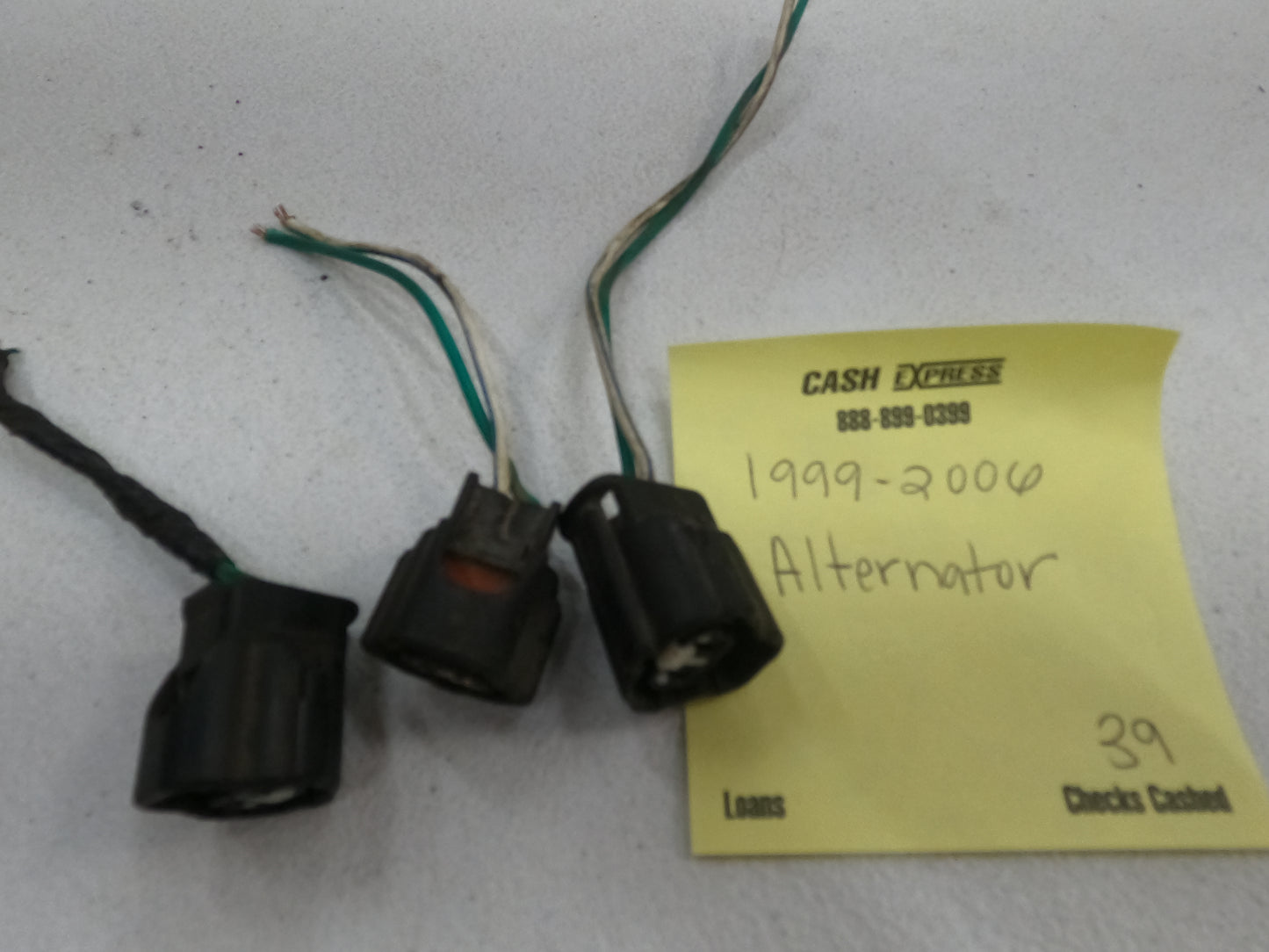 Alternator Connector/ Wiring Harness *All Models*