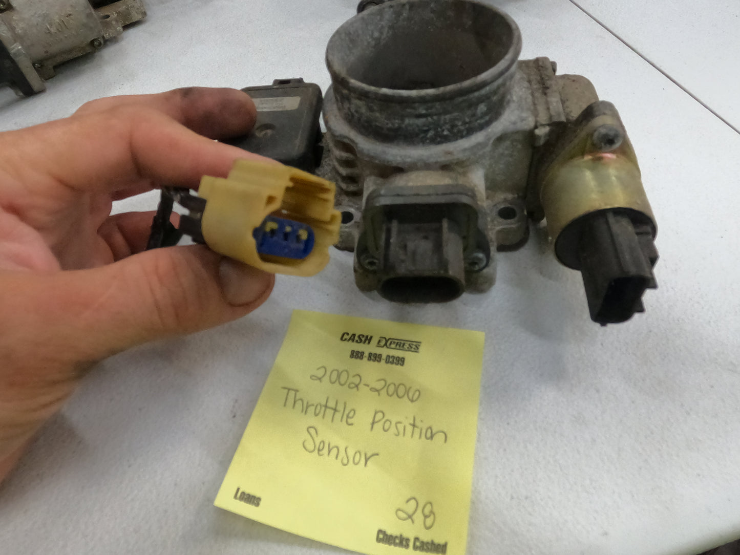 Throttle Position Sensor Connectors. *ALL Years*
