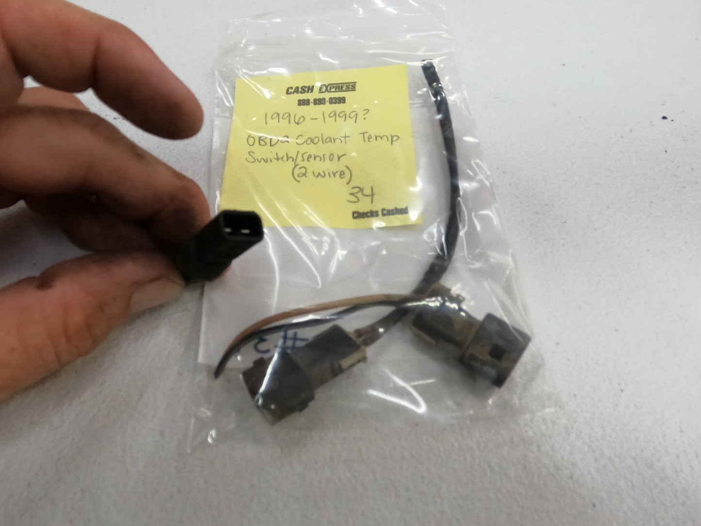 Coolant Temperature Switch/Sensor Wiring Harness Connector