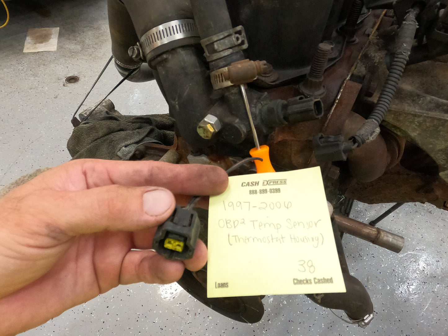Coolant Temperature Switch/Sensor Wiring Harness Connector