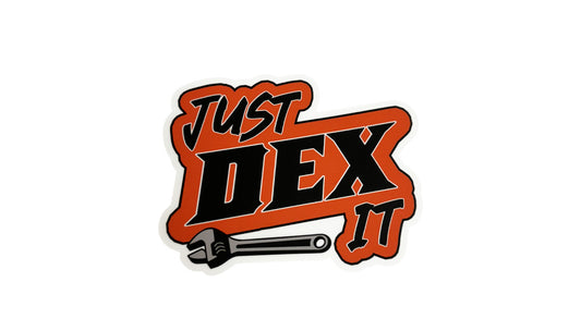 Just Dex It Sticker