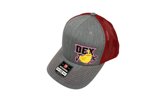 Red Hat with Pink Writing