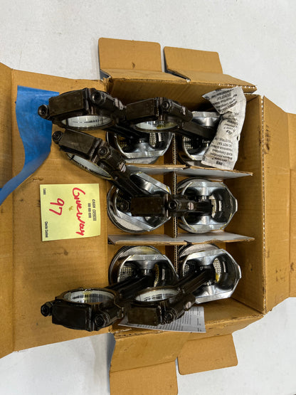 100 Miles - USED -  4.0 Pistons & Rods - NewISH Pistons on Rods With Rings -
