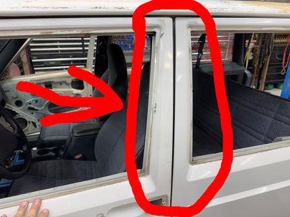 Door to Door Wind Noise Seal / Gasket - Between Four Doors - Jeep Cherokee XJ