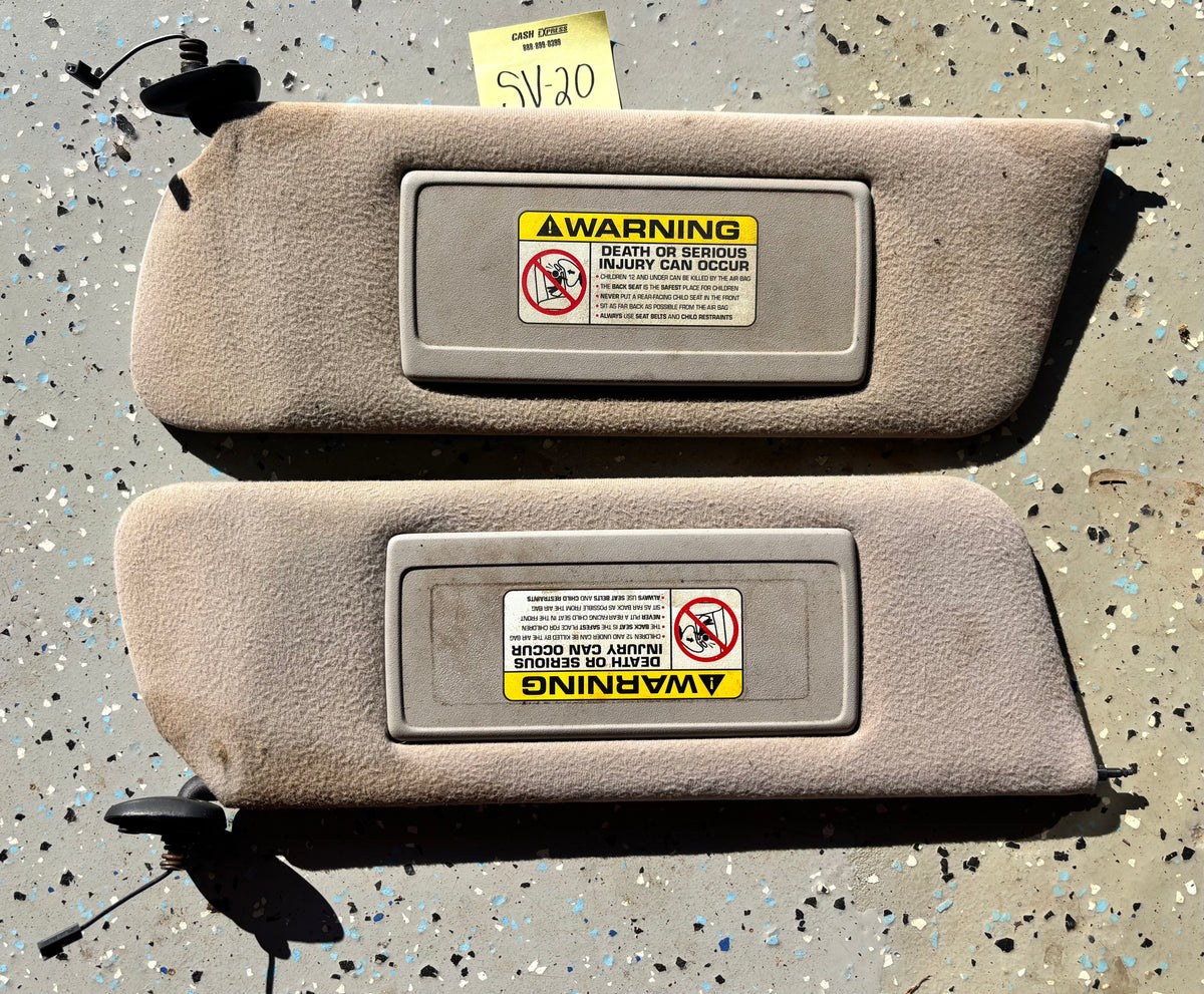 USED Sun Visors  - 1991-2001 Jeep Cherokee XJ