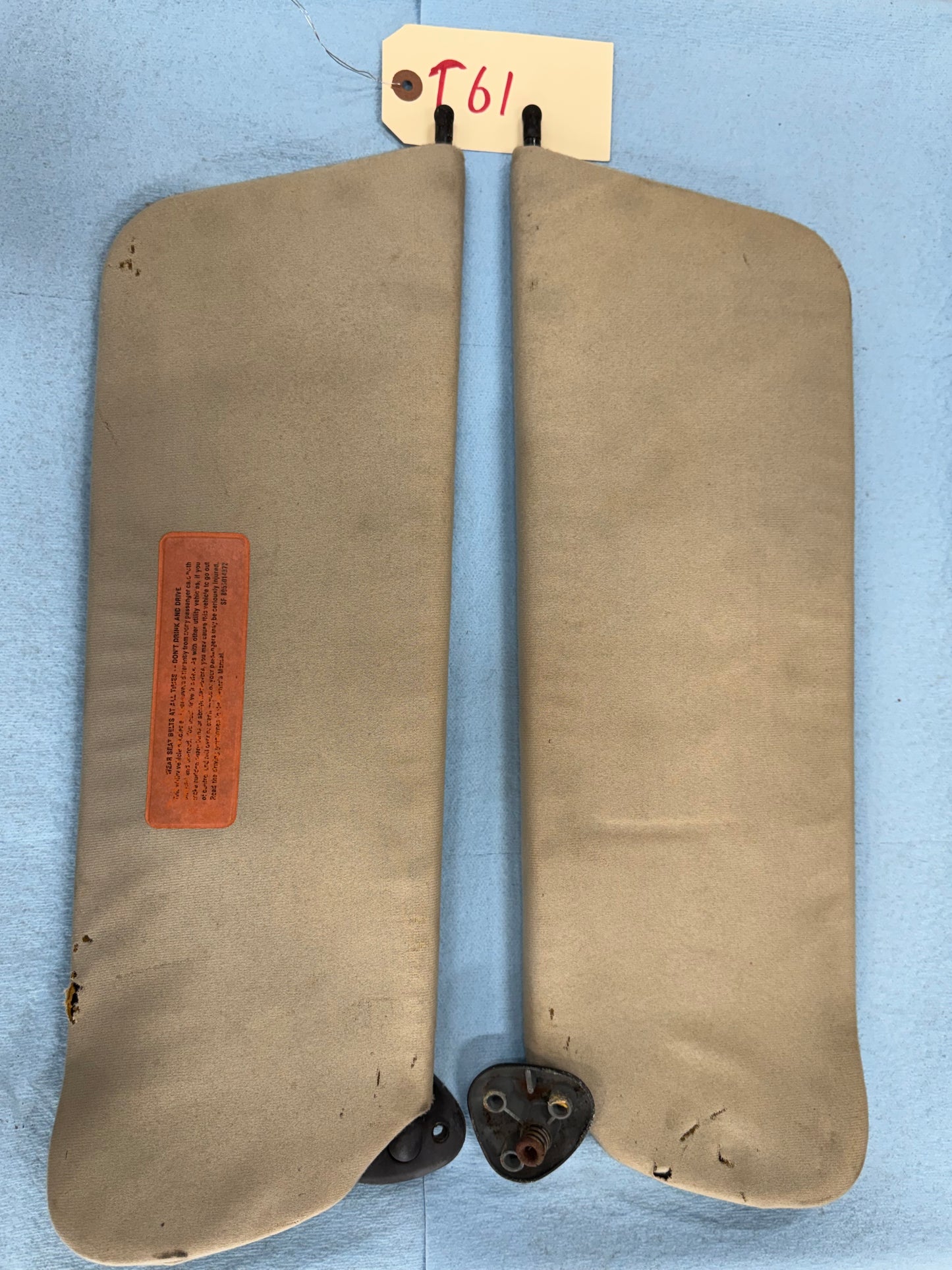 USED Sun Visors  - 1991-2001 Jeep Cherokee XJ
