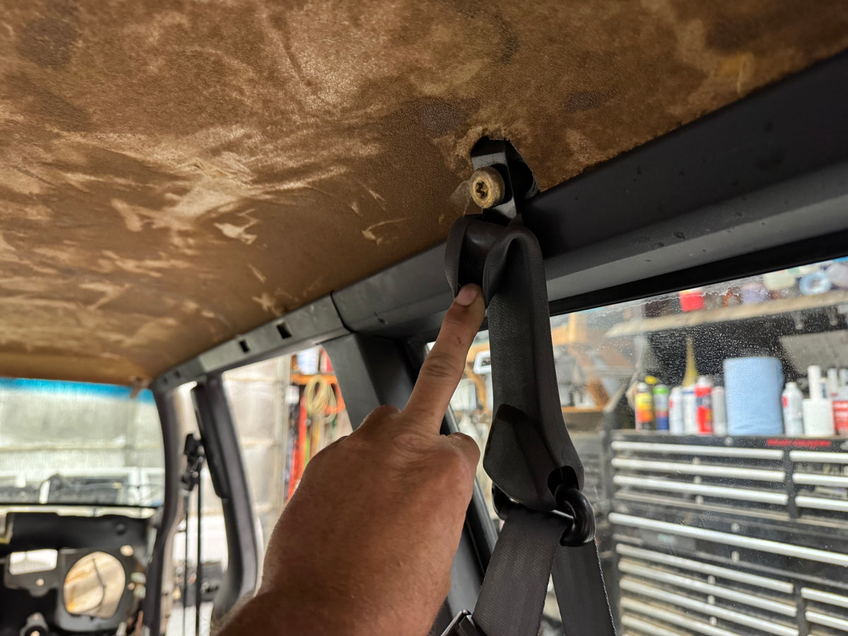 Seat Belt & Latch Bolts - Jeep Cherokee XJ