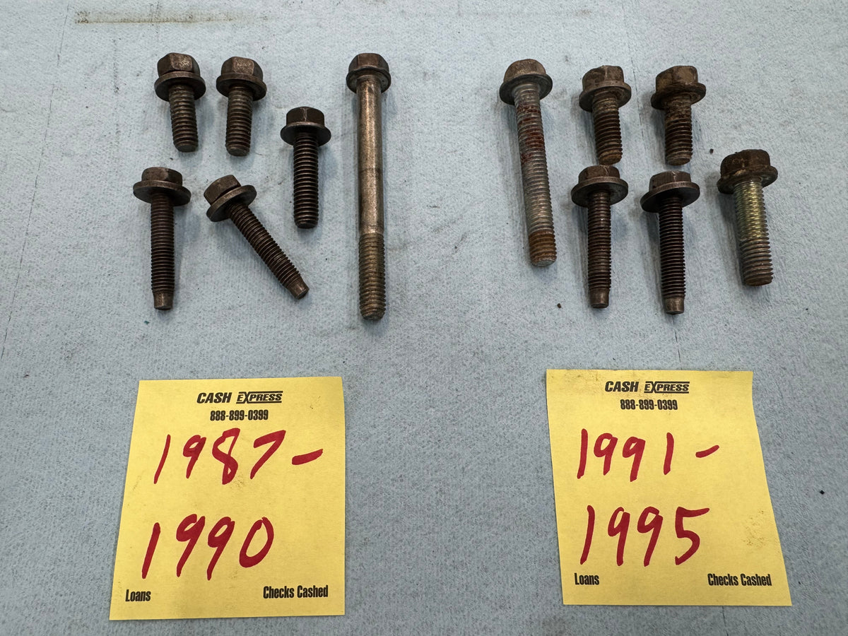 Power Steering Bracket & Tensioner Bolts - 1987-1995 - Jeep 4.0 & 2.5