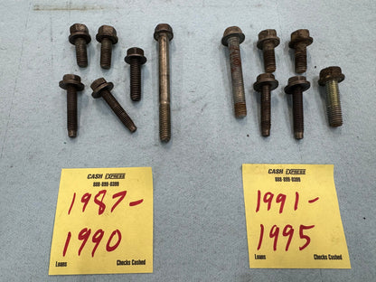 Power Steering Bracket & Tensioner Bolts - 1987-1995 - Jeep 4.0 & 2.5