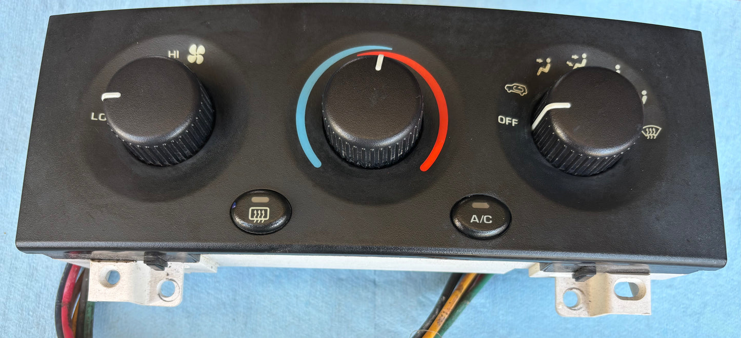 Climate Control Heater A/C Switch. 99-04 Jeep Grand Cherokee WJ