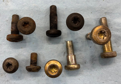 Seat Belt & Latch Bolts - Jeep Cherokee XJ