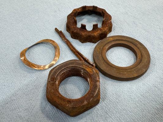 Axle Stub Shaft Nut - Hub Bearing Nut & Hardware