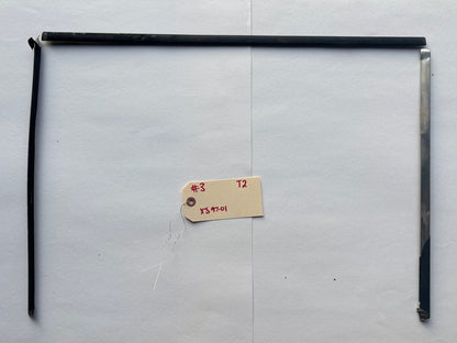 Exterior Window Trim Covers - Aluminum -  1984-2001 Jeep Cherokee XJ  2 & 4-Door