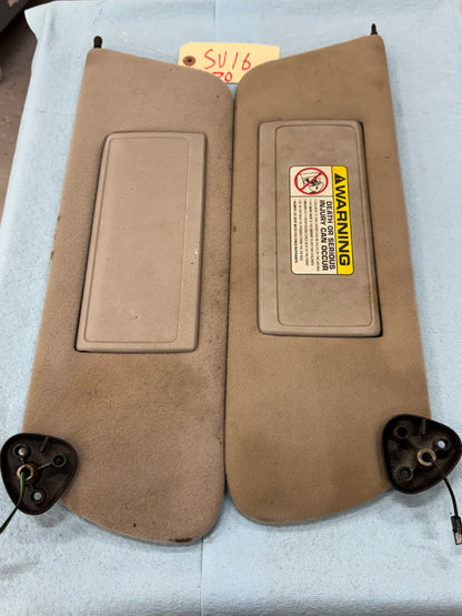 USED Sun Visors  - 1991-2001 Jeep Cherokee XJ