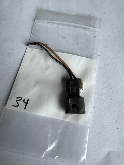 Coolant Temperature Switch/Sensor Wiring Harness Connector Ends  - ALL SYLES -