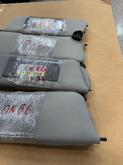 Newly Covered Sun Visors - WITH Mirror - 1991-2001 Jeep Cherokee XJ