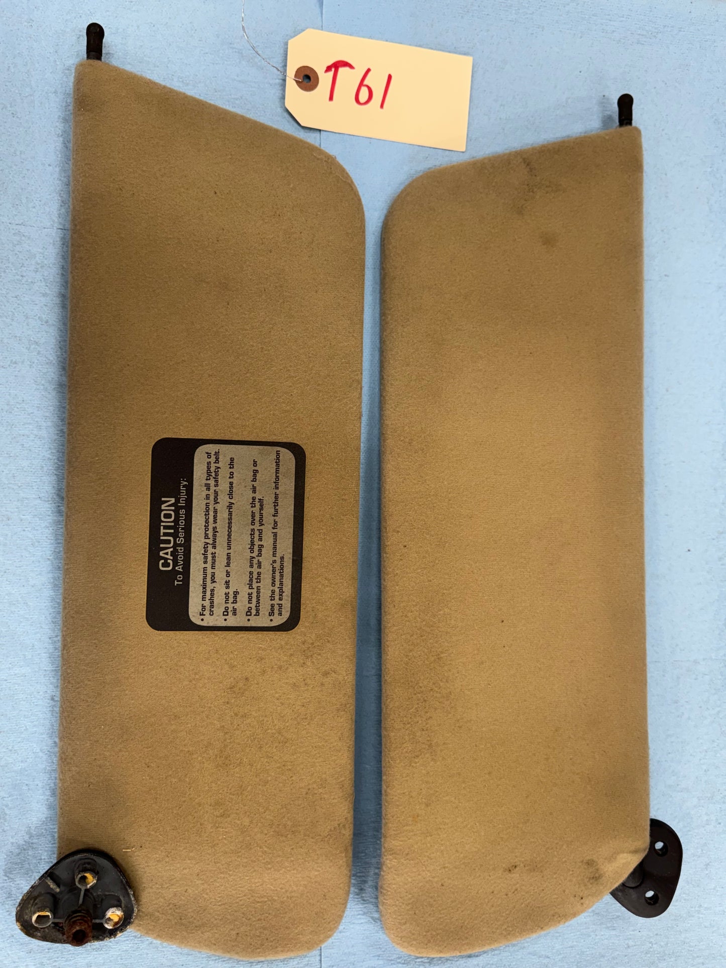 USED Sun Visors  - 1991-2001 Jeep Cherokee XJ