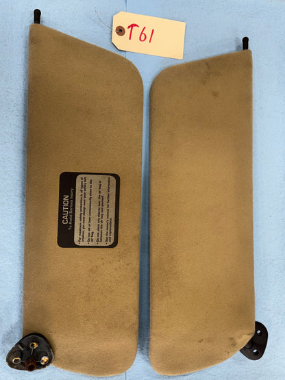 USED Sun Visors  - 1991-2001 Jeep Cherokee XJ