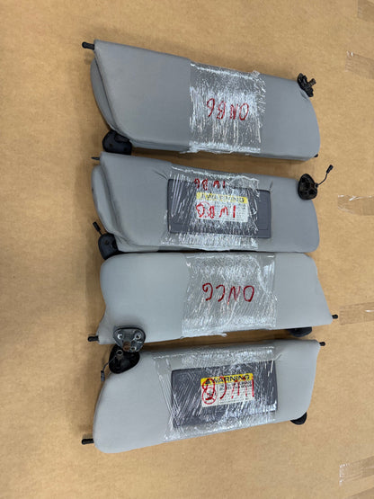 Newly Covered Sun Visors - WITH Mirror - 1991-2001 Jeep Cherokee XJ