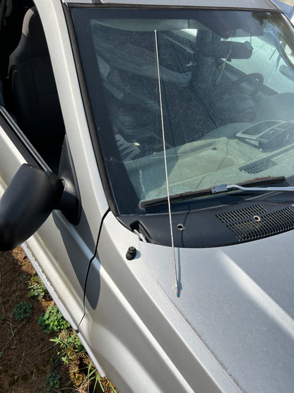 Antenna Rod - Stainless Steel - All Models -  Chrome & Black