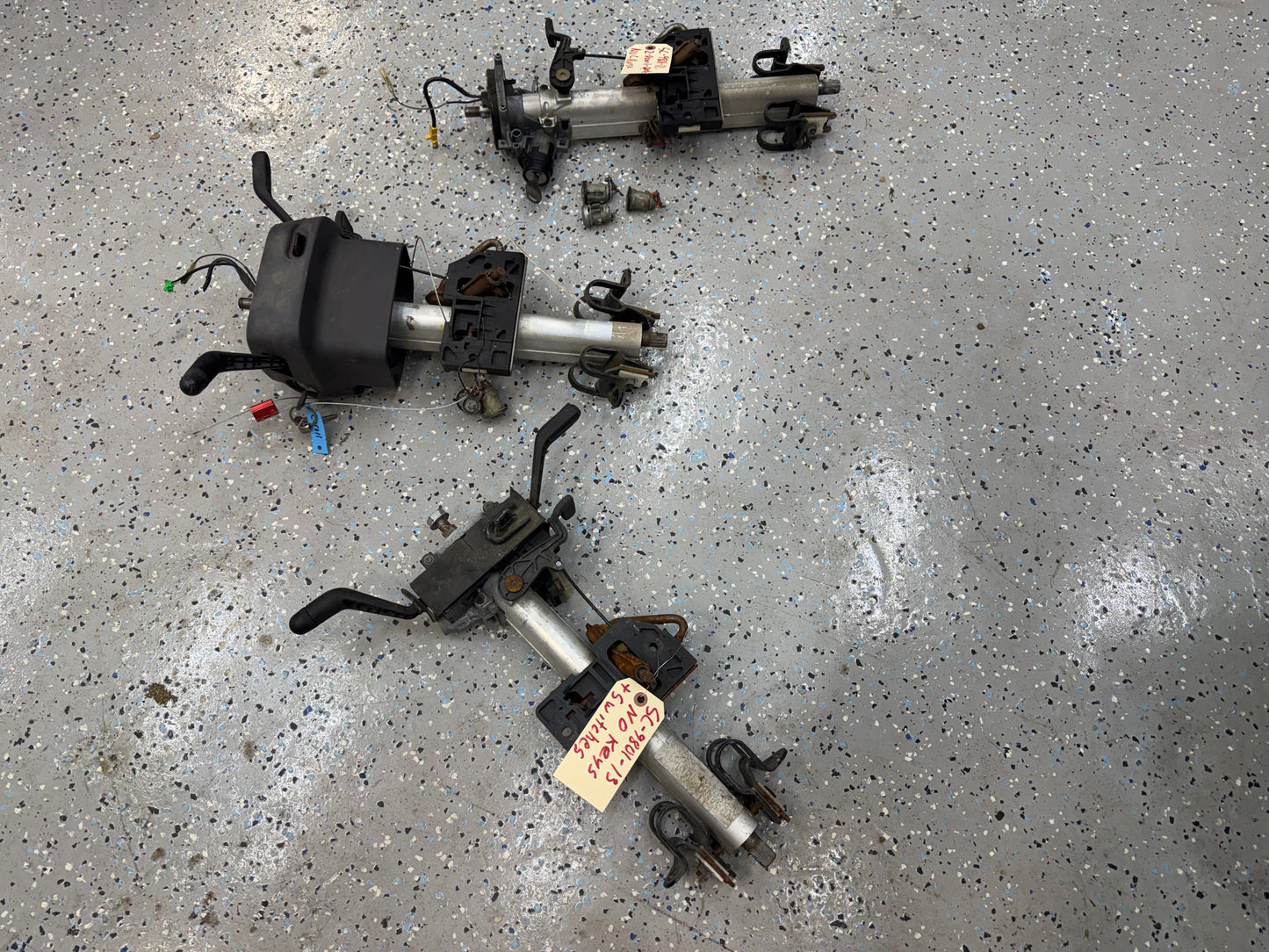 Steering Columns - With Keys & Matching Tumblers - 1997-2001 Jeep Cherokee XJ