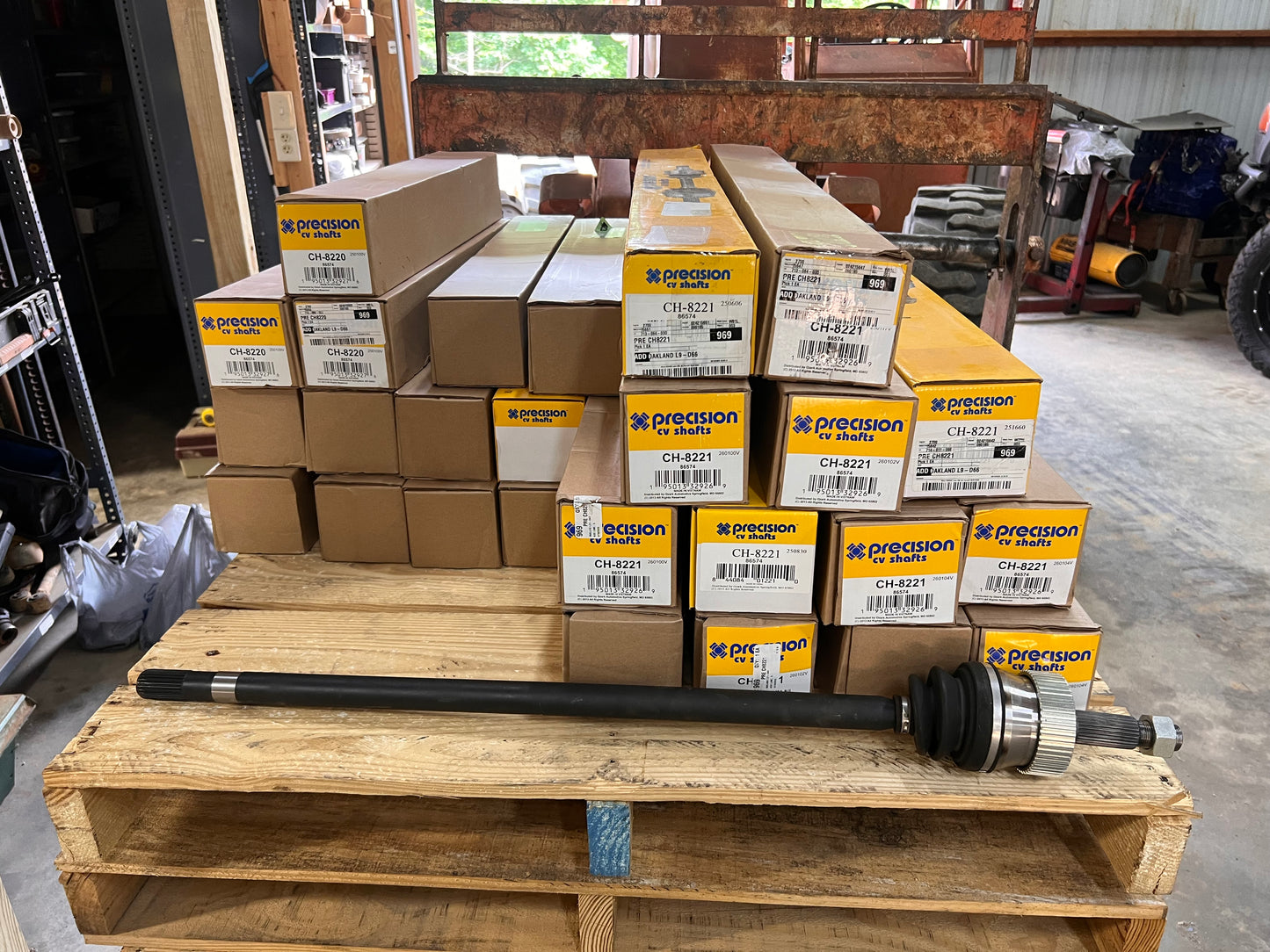 CV Axle Shaft - New  - Front Dana 30 Axle - Precision Brand - UpGrade!