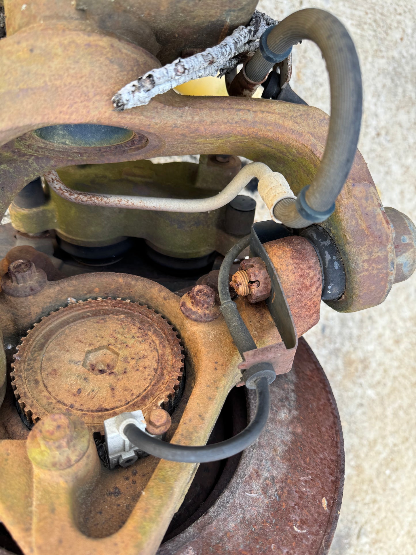 ABS Wire Support Bracket - Front Axle - Inner Knuckle Mounted