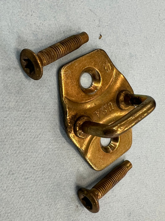 Door Latch Striker & Bolts -  Jeep Cherokee XJ - 1997-2001