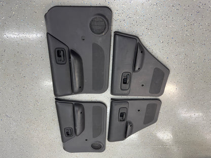 MANUAL WINDOW - Agate OEM Door Panels - Door Card - 97-01 XJ - FULL SET