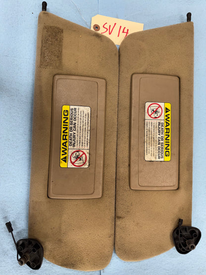USED Sun Visors  - 1991-2001 Jeep Cherokee XJ