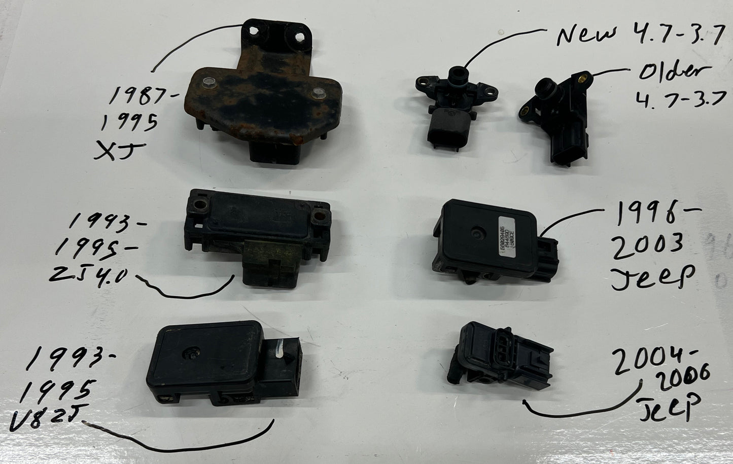 MAP Sensor- Manifold Air Pressure Sensor -OEM - 1987-2006 - Jeep - Dodge & More