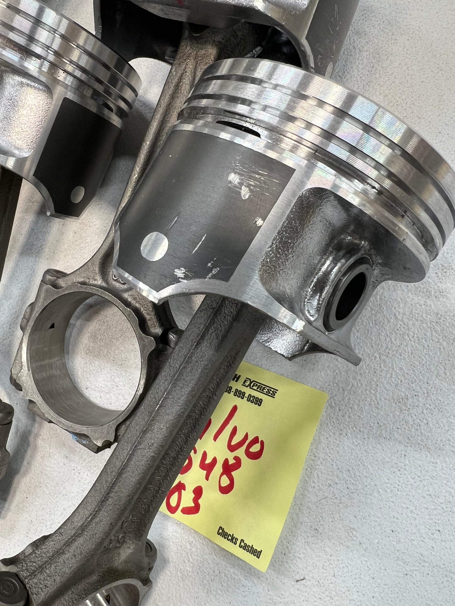 Scratch & Dent 4.0 Pistons & Rods - New Pistons on Rods With Rings #2