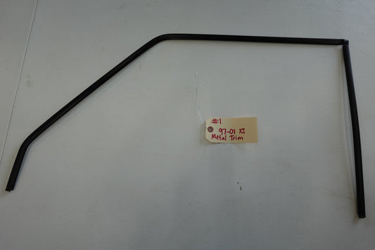 Exterior Window Trim Covers - Aluminum -  1984-2001 Jeep Cherokee XJ  2 & 4-Door