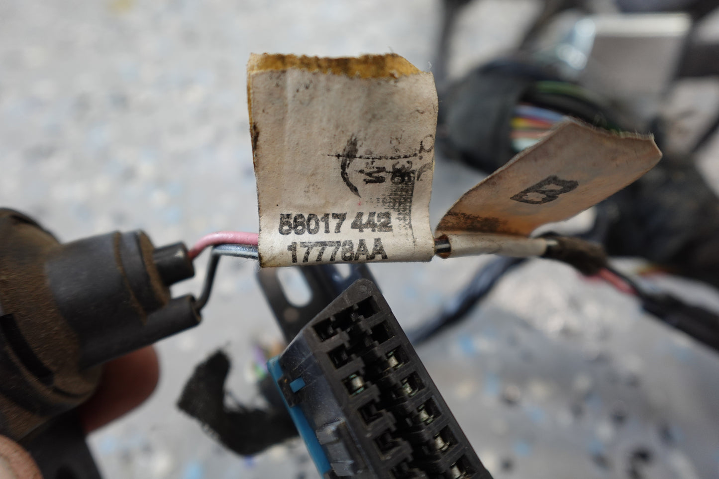 Dash & Instrument Panel Wiring Harness - Jeep Cherokee XJ 1997-2001