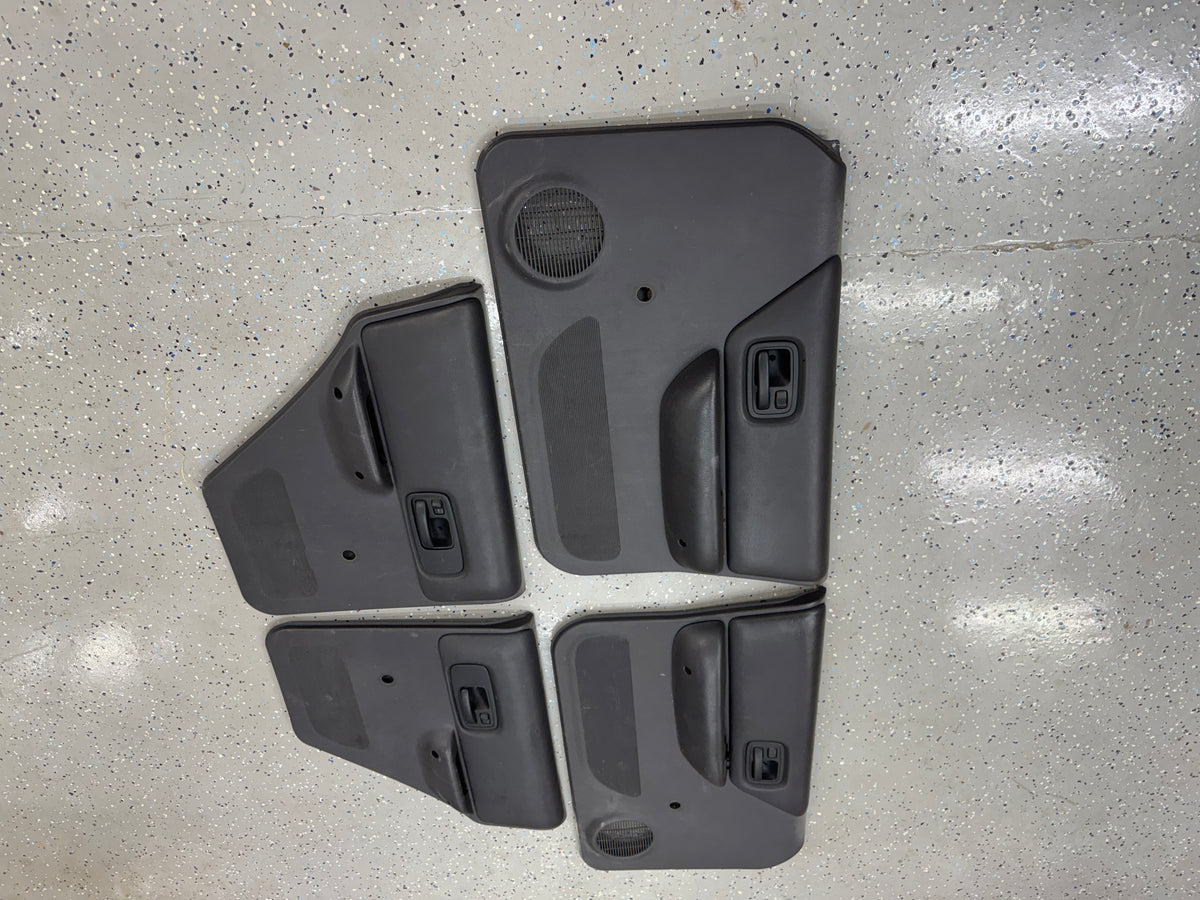 MANUAL WINDOW - Agate OEM Door Panels - Door Card - 97-01 XJ - FULL SET