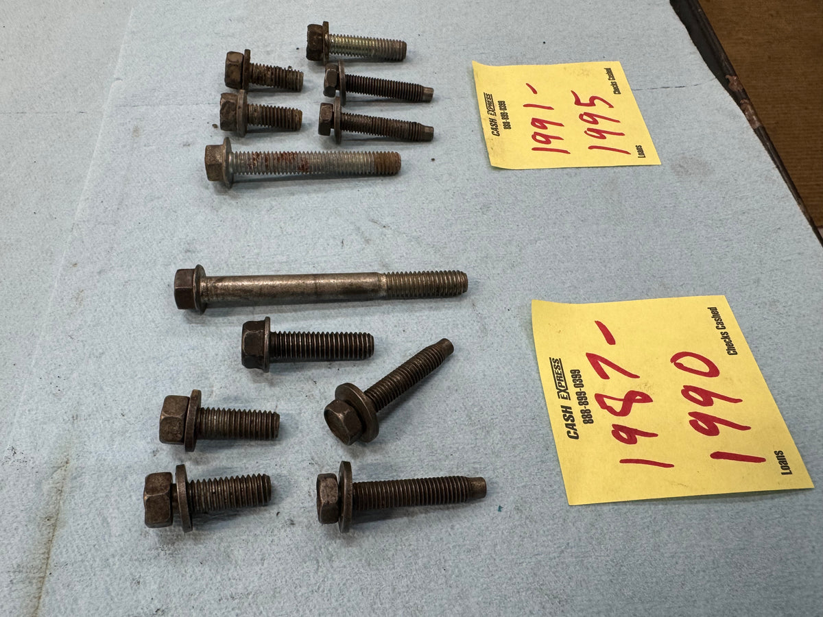 Power Steering Bracket & Tensioner Bolts - 1987-1995 - Jeep 4.0 & 2.5