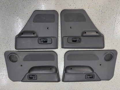 MANUAL WINDOW - Agate OEM Door Panels - Door Card - 97-01 XJ - FULL SET