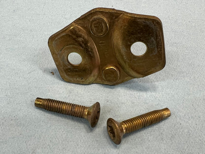 Door Latch Striker & Bolts -  Jeep Cherokee XJ - 1997-2001