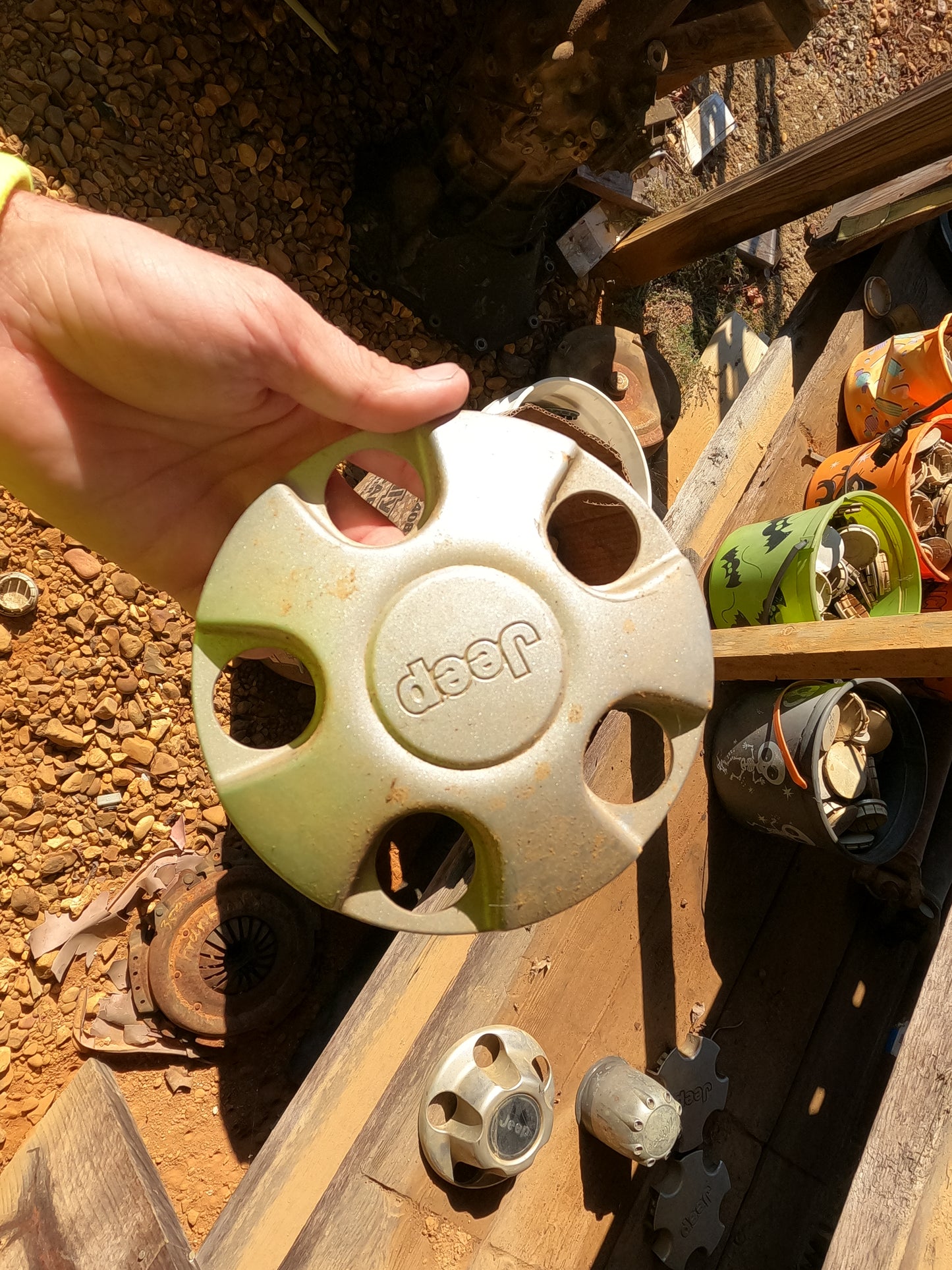 Late Model steel wheel center caps