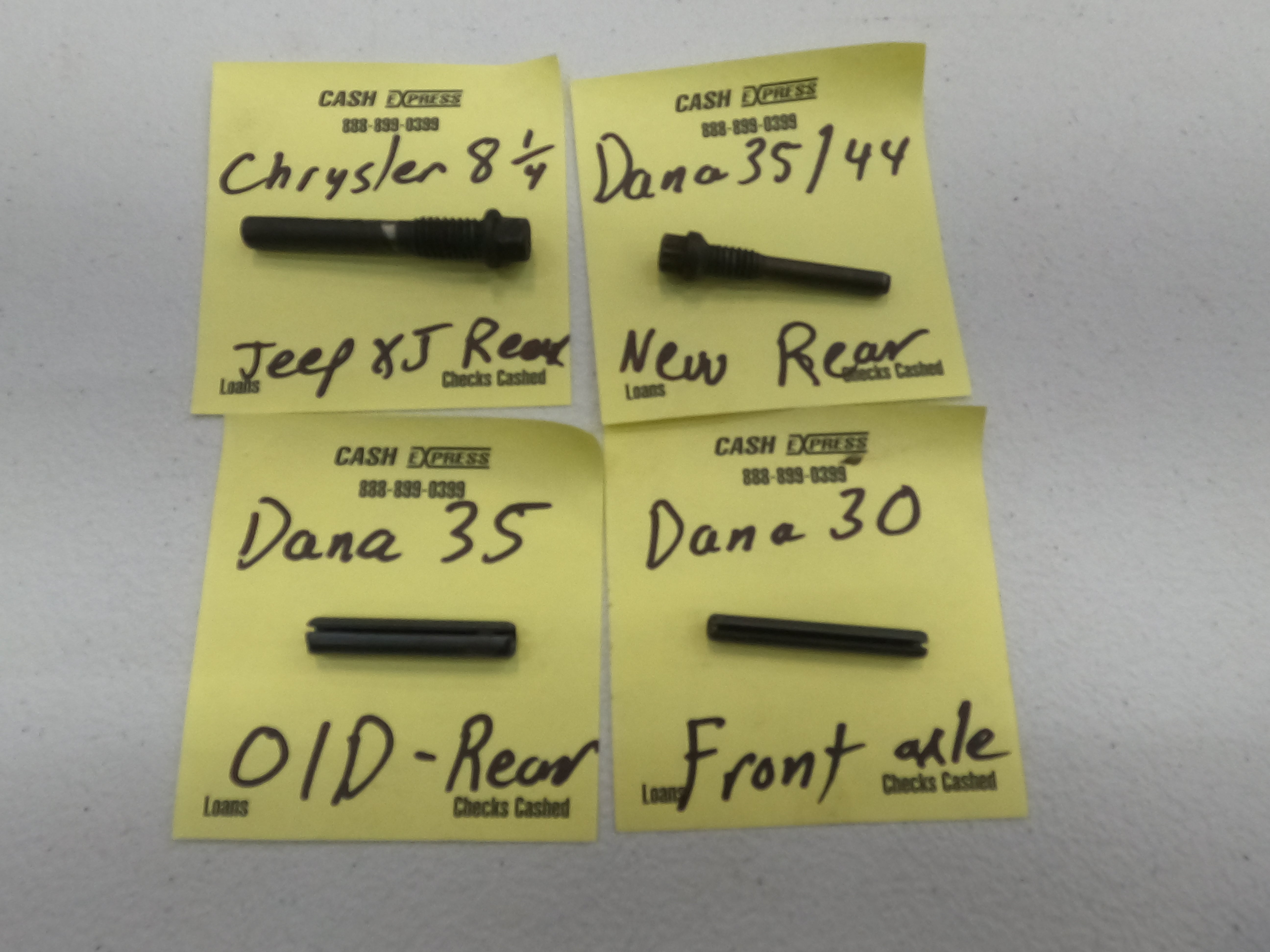 Differential Cross Pin Retainer Pin – DeXJ's