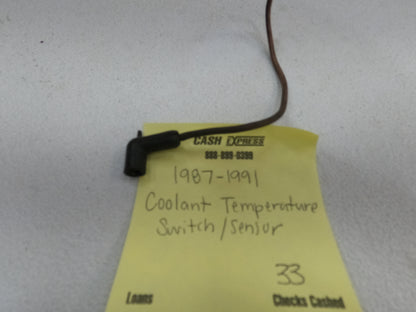Coolant Temperature Switch/Sensor Wiring Harness Connector