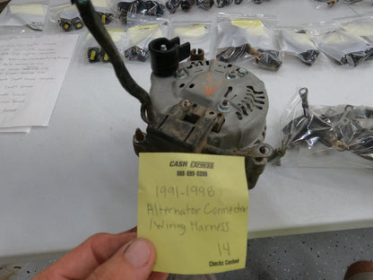 Alternator Connector/ Wiring Harness  *All Models*
