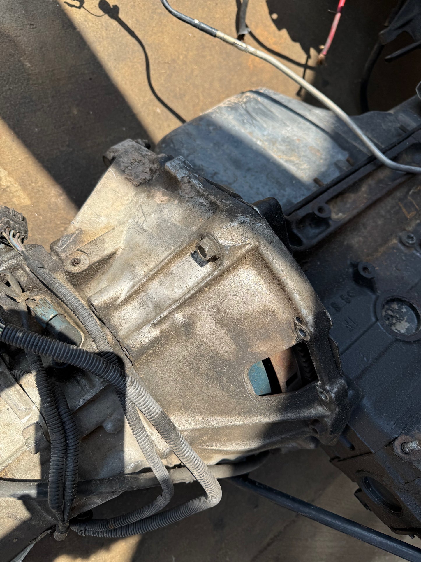 Dust Cover - Inspection Plate -  Jeep Cherokee XJ - AW4 Transmission