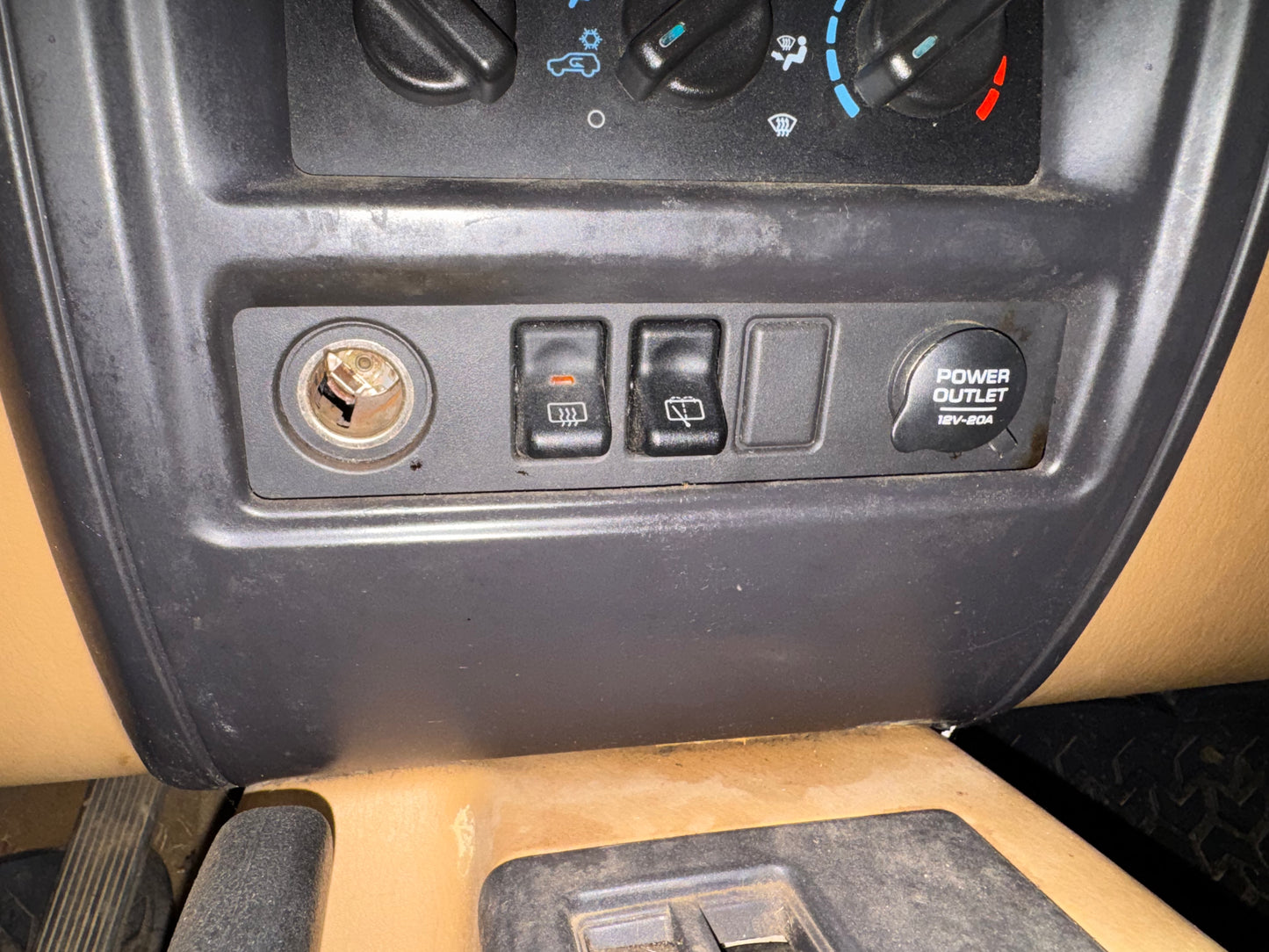 Rear Wiper- Defrost - Fog Light Switch  - Both Style - 97-01 XJ