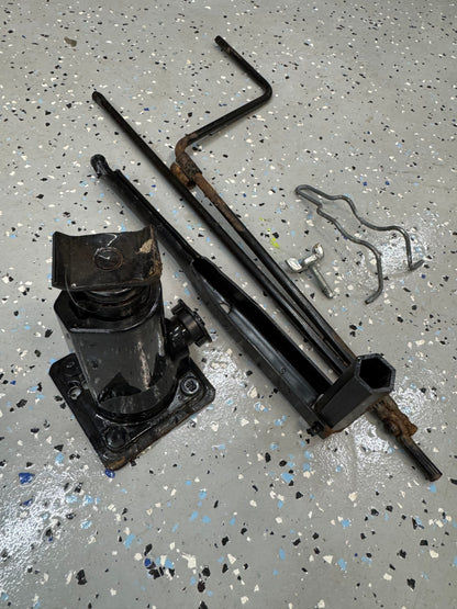 Spare Tire Jack - Handle - Hold Down - Lug Wrench - Full Kit - Jeep XJ
